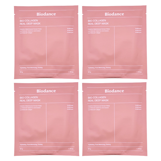 Bio-Collagen Real Deep Mask Set (4 masks)