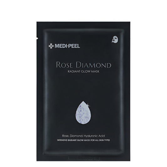 Best Korean Skincare SHEET MASK Rose Diamond Radiant Glow Mask (10 masks) MEDIPEEL
