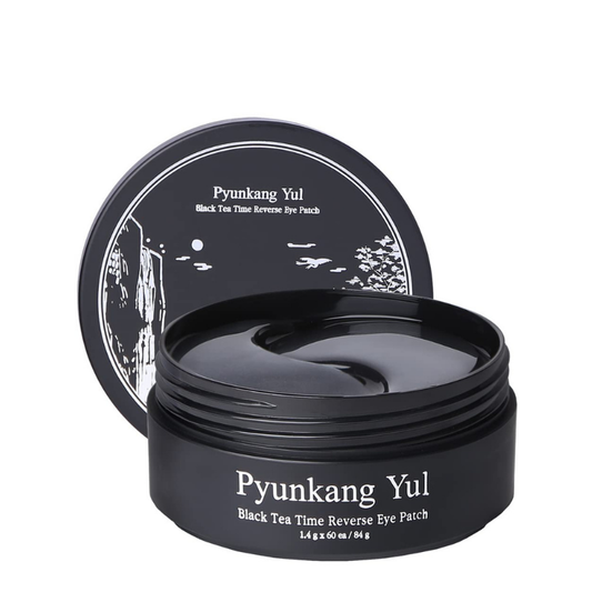 Best Korean Skincare EYE PATCH Black Tea Time Reverse Eye Patch (60 patches) Pyunkang Yul