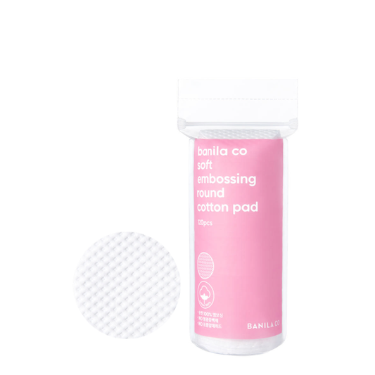 Soft Embossing Round Cotton Pad (120 pcs)