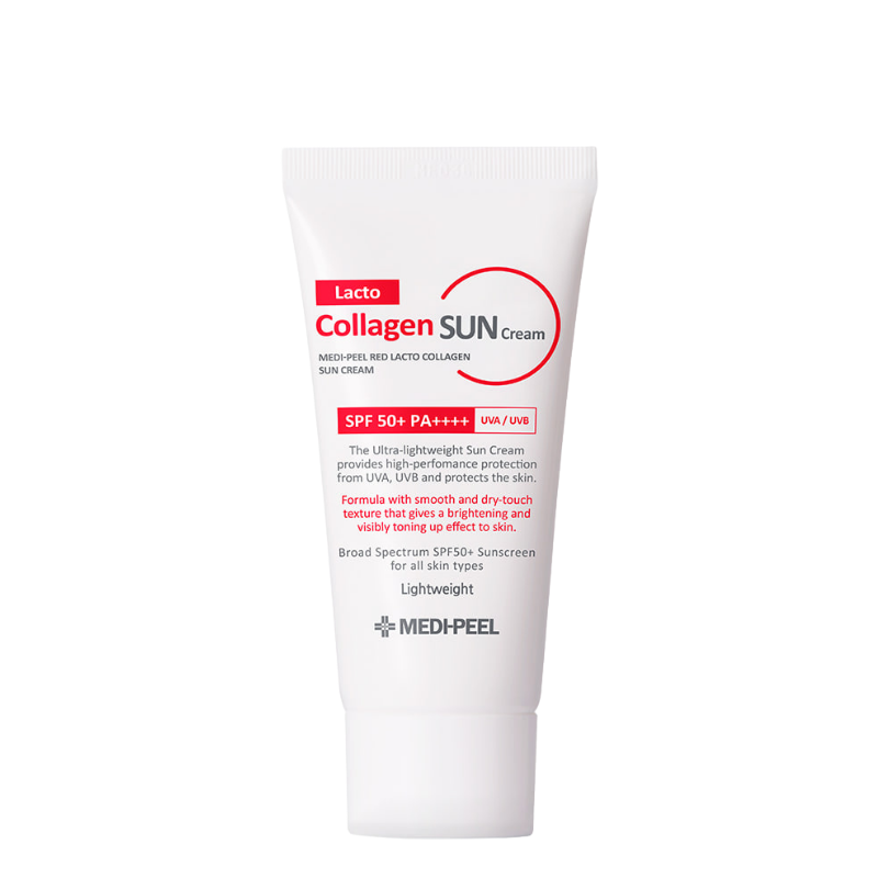 Best Korean Skincare SUN CREAM Red Lacto Collagen Sun Cream SPF50+ PA++++ MEDIPEEL