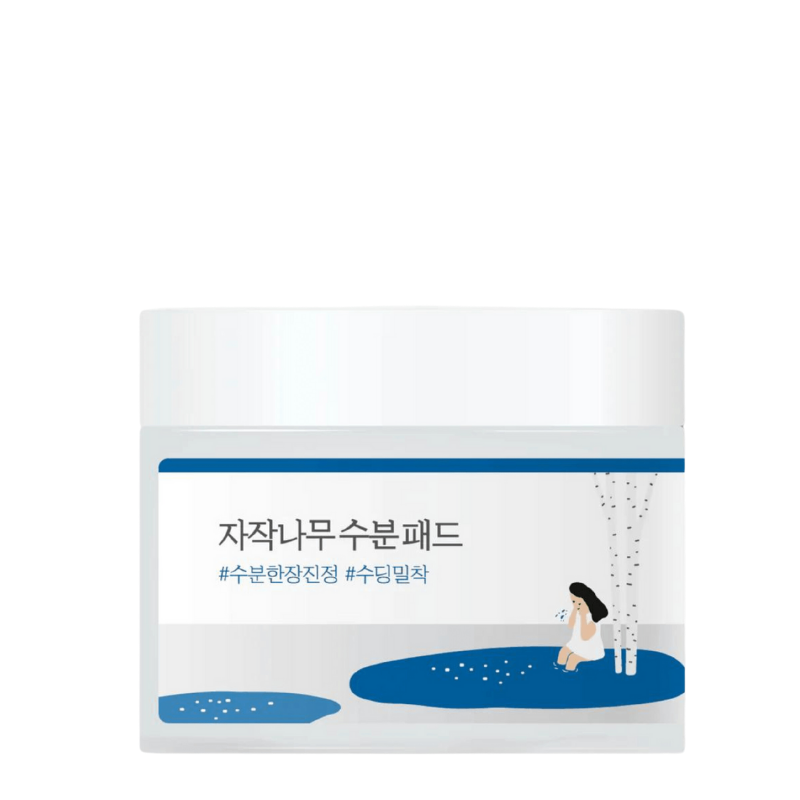 Best Korean Skincare TONER PAD Birch Moisturizing Pad ROUND LAB