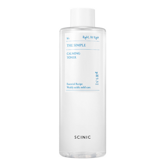 Best Korean Skincare TONER The Simple Calming Toner SCINIC