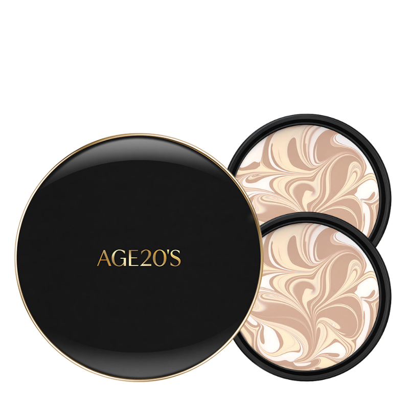 Signature Essence Pact Intense Cover (1 case + 2 refills) SPF50+ PA++++ (6 colors)