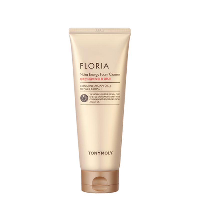 Best Korean Skincare CLEANSING FOAM Floria Nutra Energy Foam Cleanser TONYMOLY
