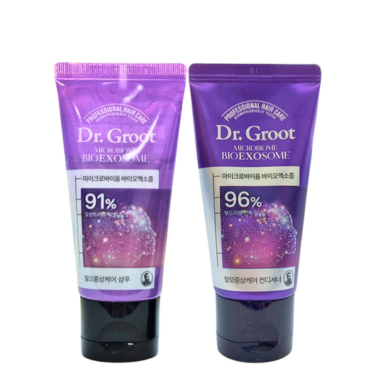 Microbiome Bioexosome Hair loss Care Shampoo + Conditioner Travel Set