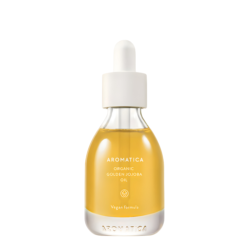 Best Korean Skincare FACIAL OIL Organic Golden Jojoba Oil AROMATICA