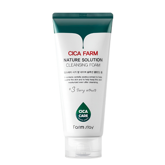 Best Korean Skincare CLEANSING FOAM Cica Farm Nature Solution Cleansing Foam Farm Stay