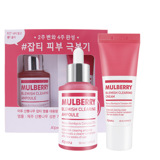 Mulberry Blemish Clearing Ampoule + Cream Set