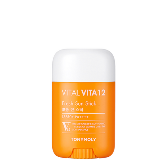 Best Korean Skincare SUN STICK Vital Vita 12 Fresh Sun Stick SPF50+ PA++++ TONYMOLY