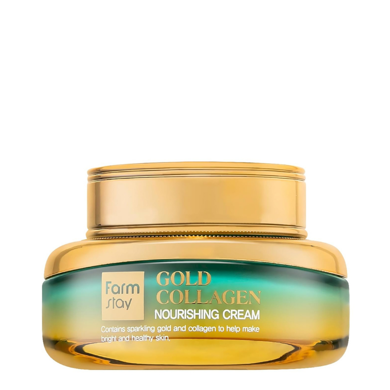 Best Korean Skincare CREAM Gold Collagen Nourishing Cream Farm Stay