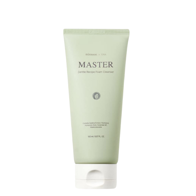 Best Korean Skincare CLEANSING FOAM Master Gentle Recipe Foam Cleanser mixsoon