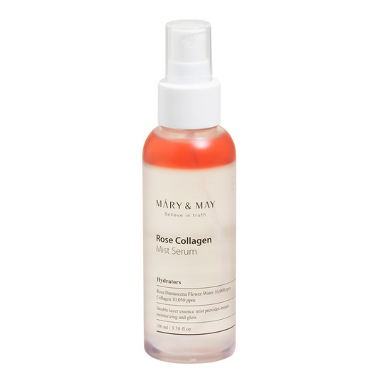 Best Korean Skincare MIST Rose Collagen Mist Serum MARY&MAY