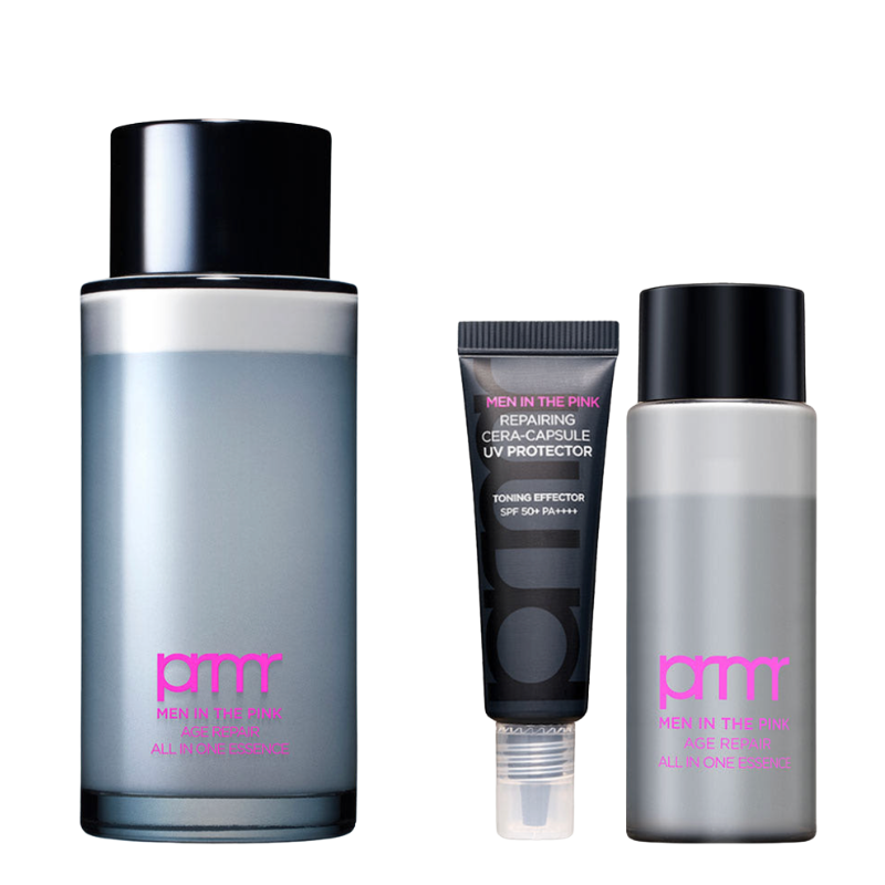 Men In The Pink Age Repair All In One Essence Set