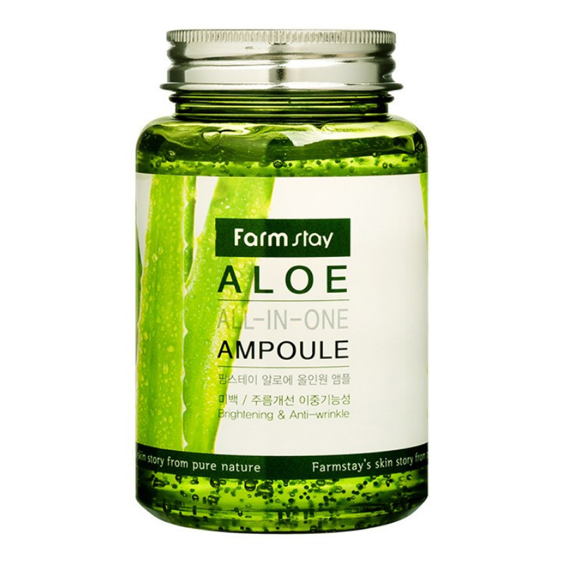 Best Korean Skincare AMPOULE Aloe All-In-One Ampoule Farm Stay