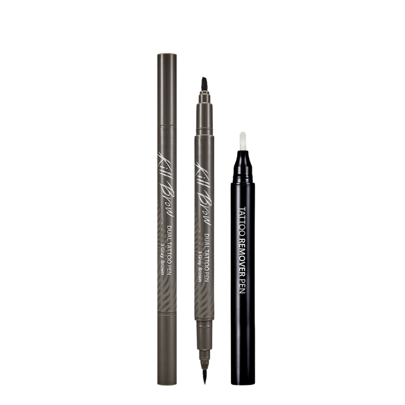 Kill Brow Dual Tattoo Pen with Remover Pen (3colors)