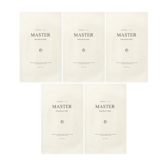 Best Korean Skincare SHEET MASK Master Deep Barrier Mask (5 masks) mixsoon