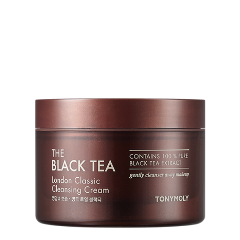 Best Korean Skincare CLEANSING CREAM The Black Tea London Classic Cleansing Cream TONYMOLY