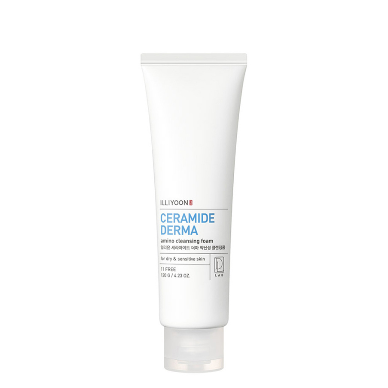 Best Korean Skincare CLEANSING FOAM Ceramide Derma Amino Foam ILLIYOON
