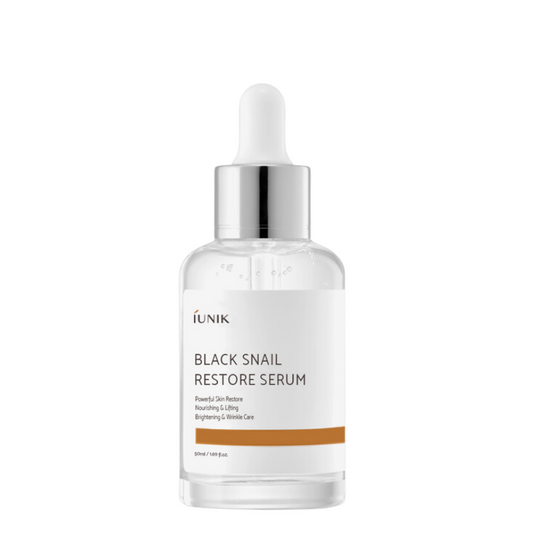 Best Korean Skincare SERUM Black Snail Restore Serum iUNIK