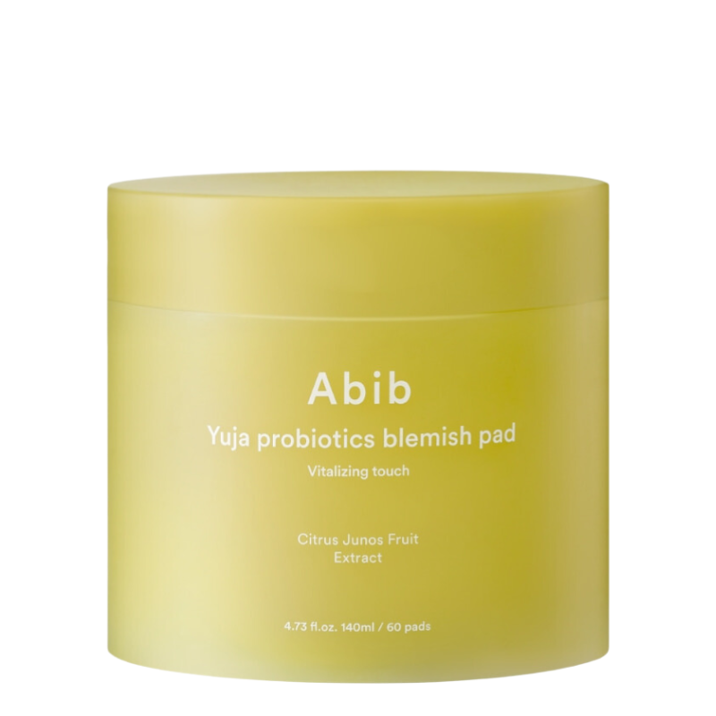 Best Korean Skincare TONER PAD Yuja Probiotics Blemish Pad Vitalizing Touch Abib