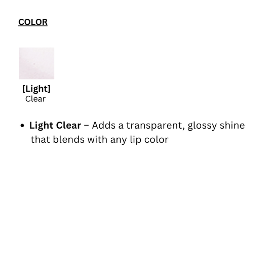 Volume Lip Plumper [Light](Clear)