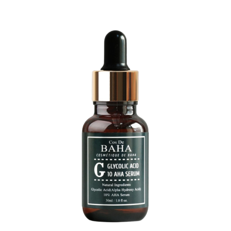 Best Korean Skincare SERUM Glycolic Acid 10 AHA Serum Cos De BAHA