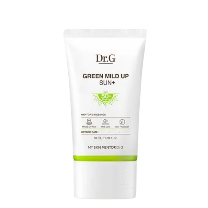 Best Korean Skincare SUN CREAM Green Mild Up Sun+ SPF50+ PA++++ Dr.G