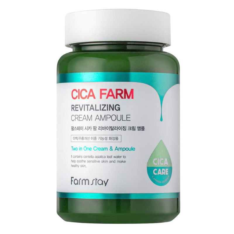 Best Korean Skincare AMPOULE Cica Farm Revitalizing Cream Ampoule Farm Stay