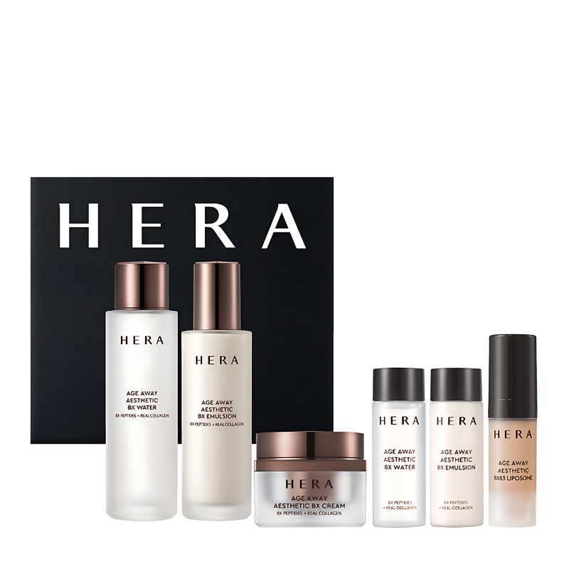 Best Korean Skincare SET Age Away Aesthetic BX 3 pieces Set HERA