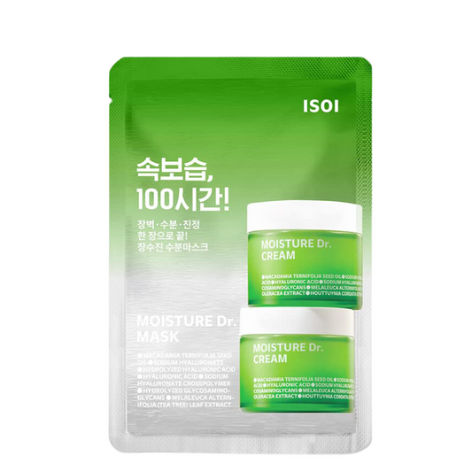 Best Korean Skincare SHEET MASK Moisture Dr. Mask (10 masks) ISOI