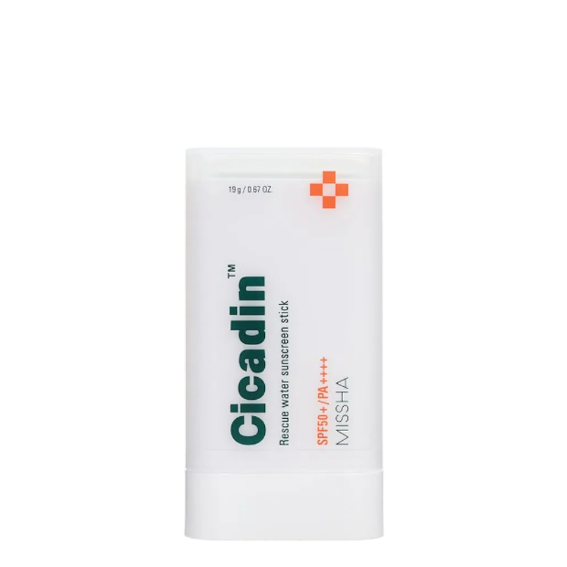 Best Korean Skincare SUN STICK Cicadin Rescue Water Sunscreen Stick SPF50+ PA++++ MISSHA