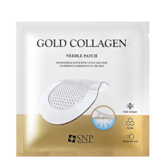 Best Korean Skincare EYE PATCH Gold Collagen Needle Patch SNP