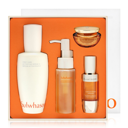 Best Korean Skincare SET First Care Activating Serum 4pcs Set Sulwhasoo