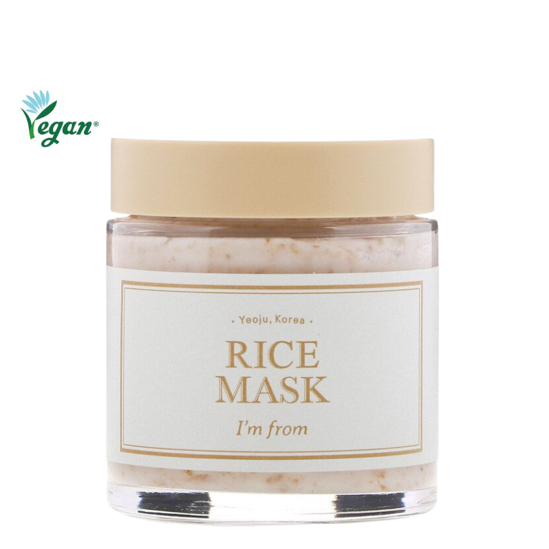 Best Korean Skincare WASH-OFF MASK Rice Mask I'm from