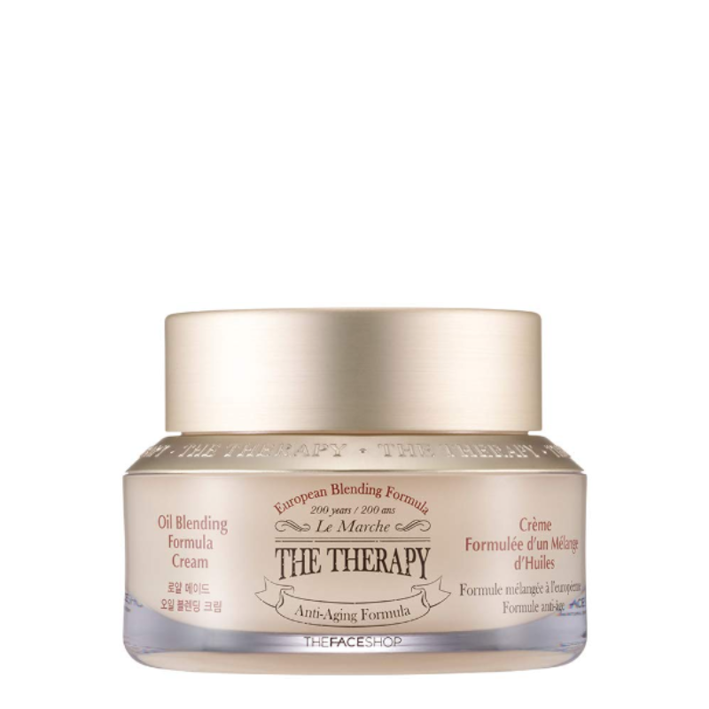 Best Korean Skincare CREAM The Therapy Royal Made Oil Blending Cream THE FACE SHOP