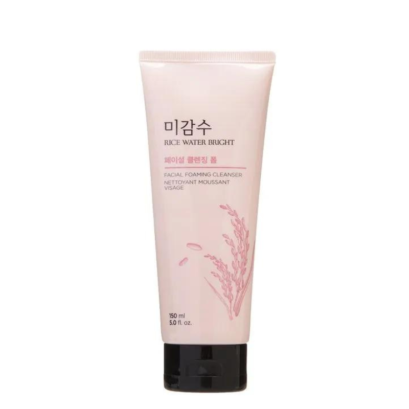 Best Korean Skincare CLEANSING FOAM Rice Water Bright Cleansing Foam THE FACE SHOP