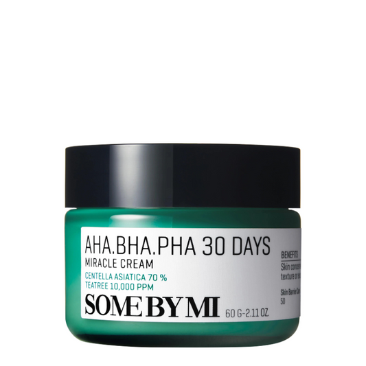 Best Korean Skincare CREAM AHA BHA PHA 30 Days Miracle Cream SOME BY MI