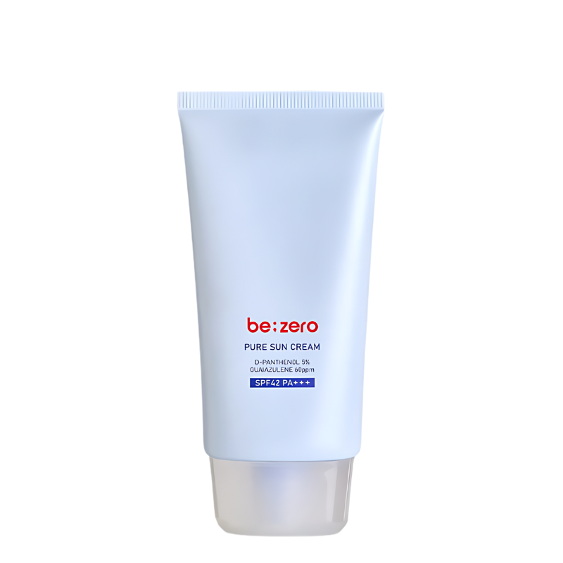 Best Korean Skincare SUN CREAM be:zero Pure Sun Cream SPF42 PA+++ DERMA FACTORY