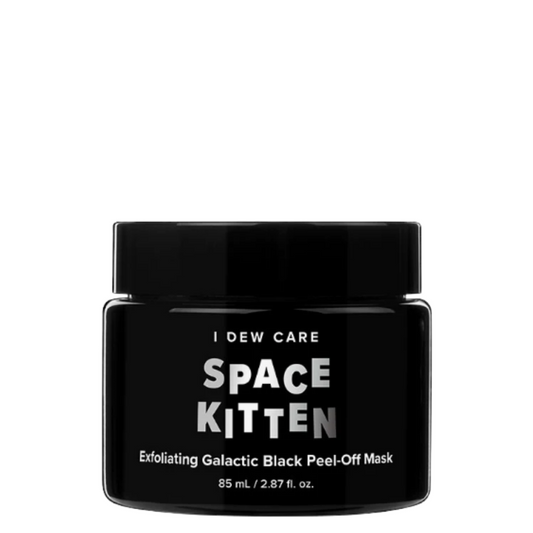 Best Korean Skincare WASH-OFF MASK Space Kitten Exfoliating Galactic Black Peel-Off Mask I DEW CARE