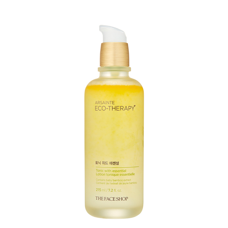 Best Korean Skincare TONER Arsainte Eco-Therapy tonic with Essential THE FACE SHOP