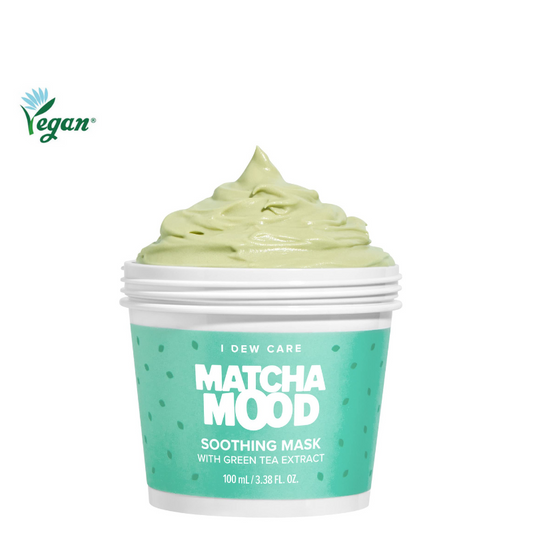 Best Korean Skincare WASH-OFF MASK Macha Mood Soothing Green Tea Wash-Off Mask I DEW CARE