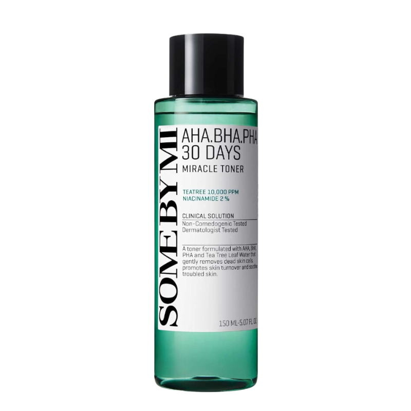 Best Korean Skincare TONER AHA BHA PHA 30 Days Miracle Toner SOME BY MI