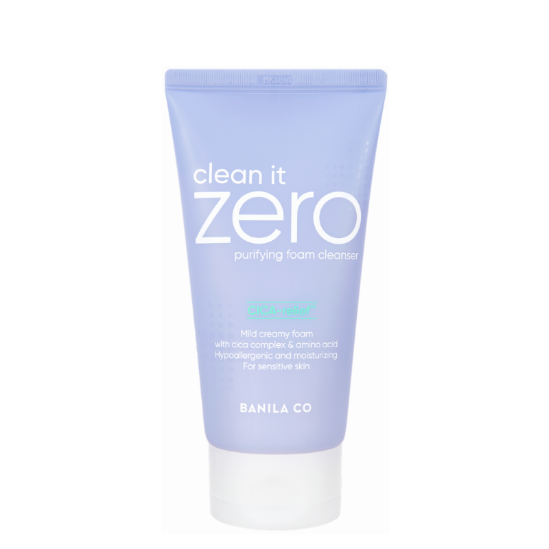 Best Korean Skincare CLEANSING FOAM Clean It Zero Purifying Foam Cleanser BANILA CO