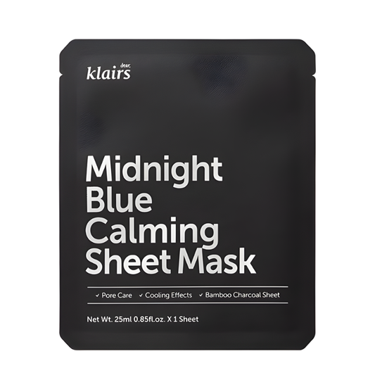 Midnight Blue Calming Sheet Mask Set (5 masks)