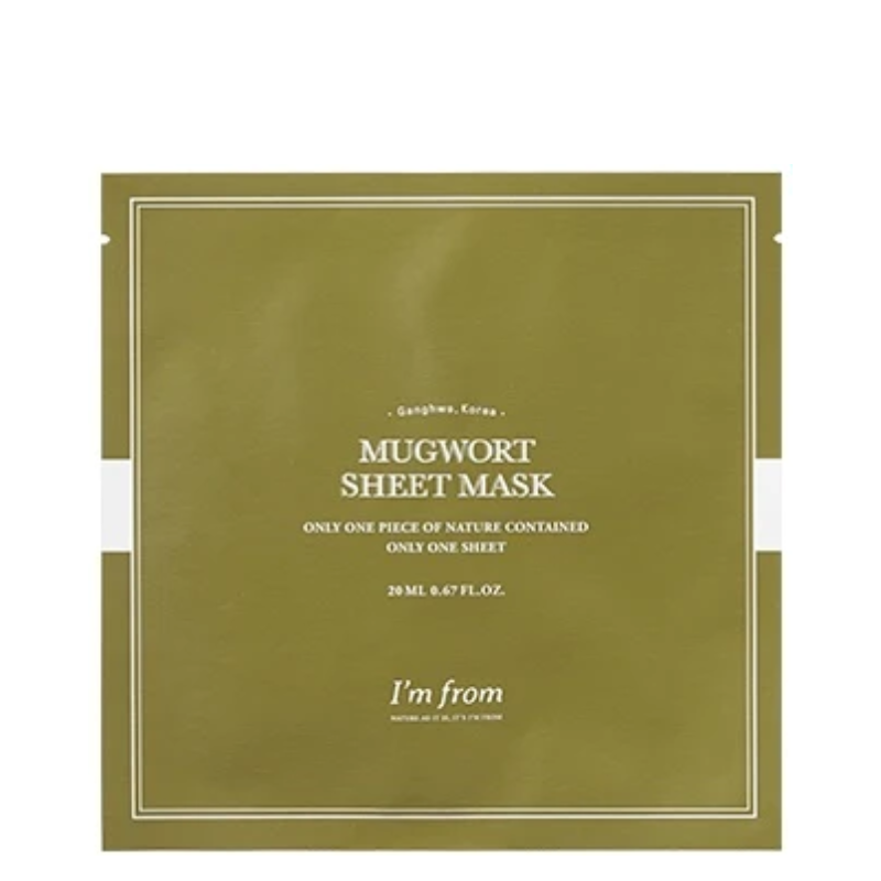 Best Korean Skincare SHEET MASK Mugwort Sheet Mask Set (10 masks) I'm from