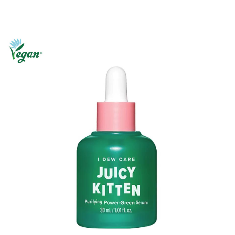 Best Korean Skincare SERUM Juicy Kitten Purifying Power-Green Serum I DEW CARE