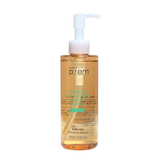 Best Korean Skincare CLEANSING OIL Safe Me Oil to Foam Cleanser make p:rem