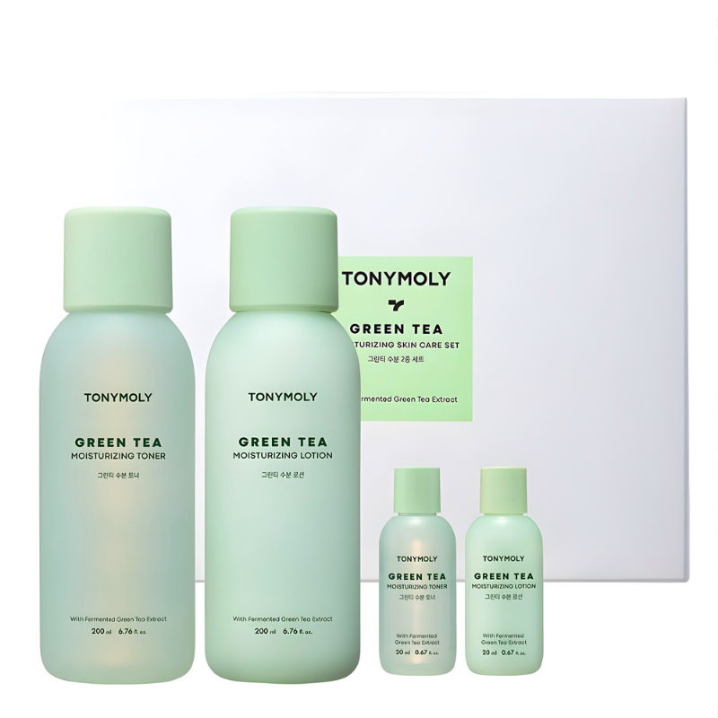 Green Tea Moisturizing 2pcs Skincare Set