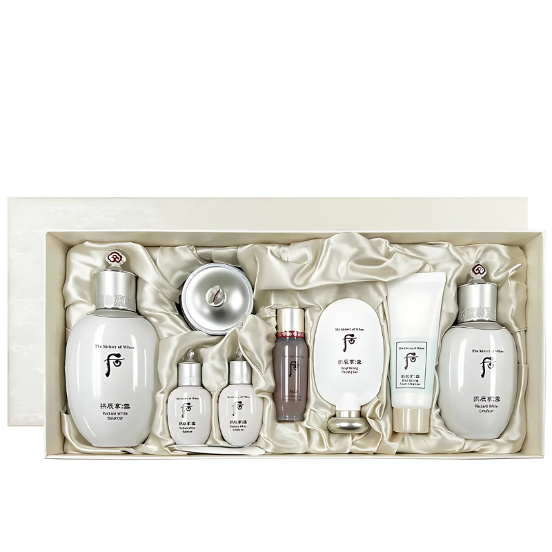 Best Korean Skincare SET Gongjinhyang Seol Radiant Brightening Special 3 Items Set The History of Whoo